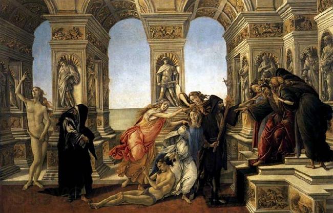 BOTTICELLI, Sandro Calumny of Apelles